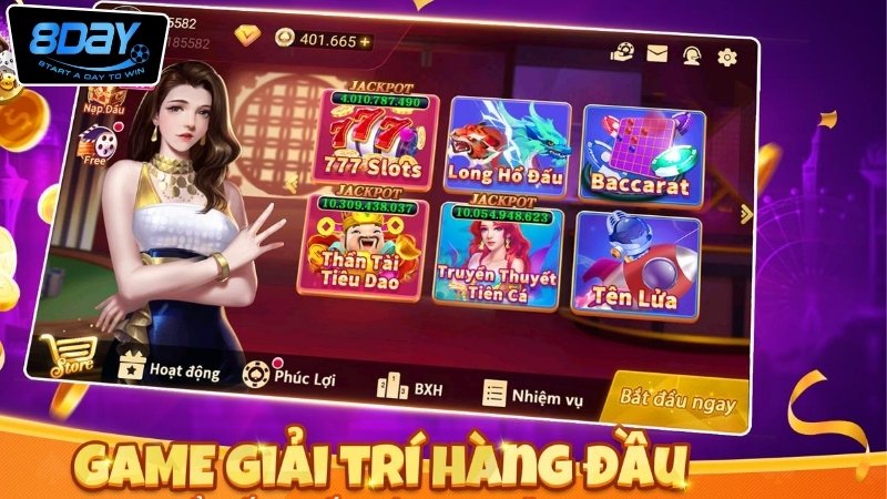 Review sòng bạc 8day - Trải nghiệm hấp dẫn cho người chơi 3 Giao diện và tính năng nổi bật qua review sòng bạc 8day